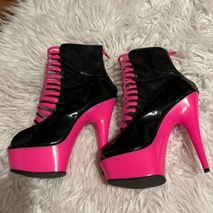 Pink stilettos size 7.5
